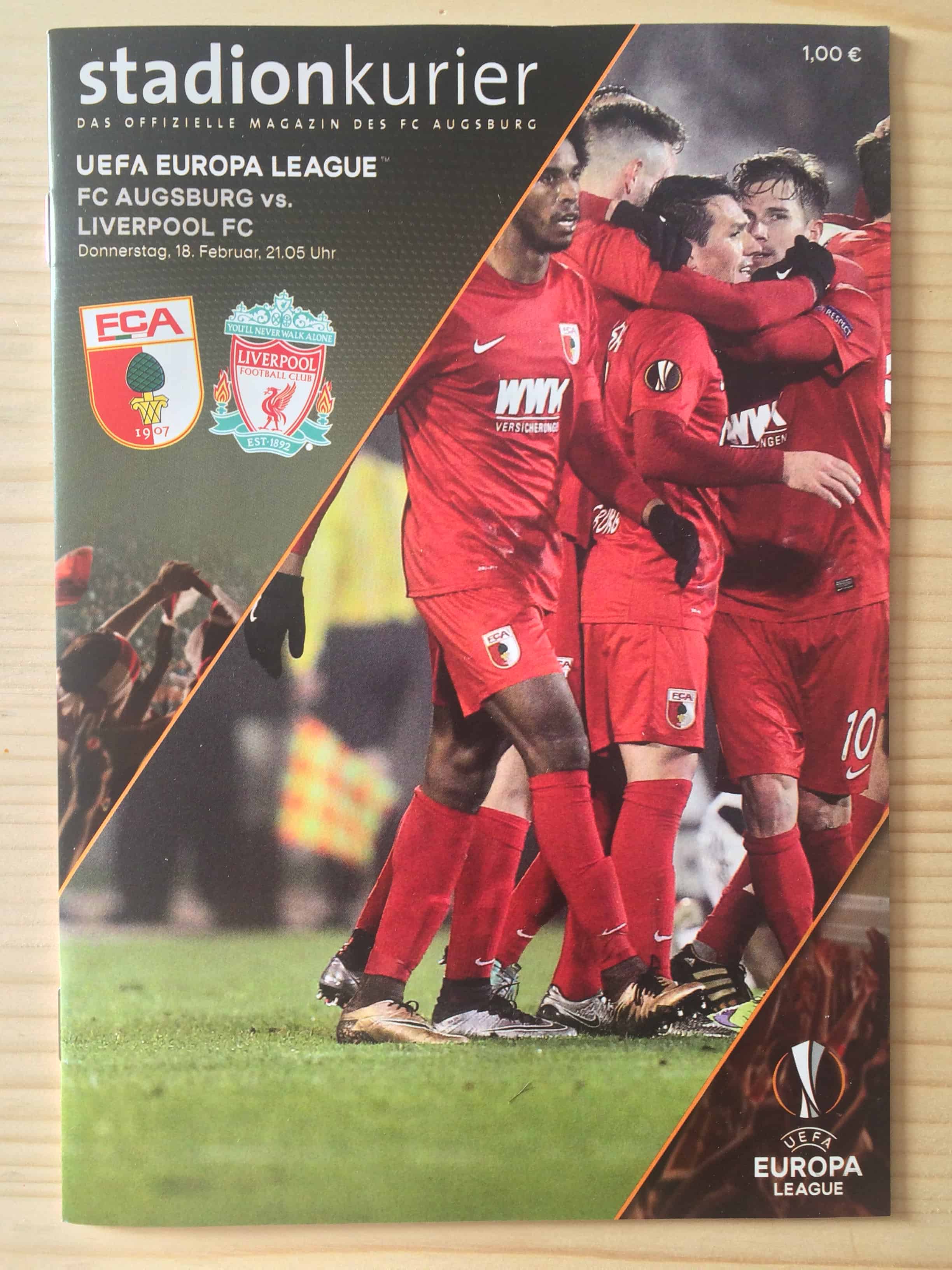 Aufstellung  v Liverpool FC